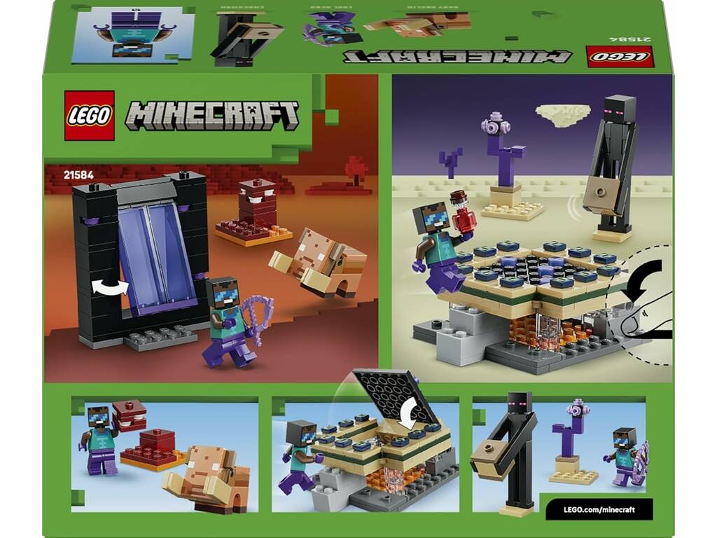 Lego Minecraft El Viaje por el Nether y el Portal al End