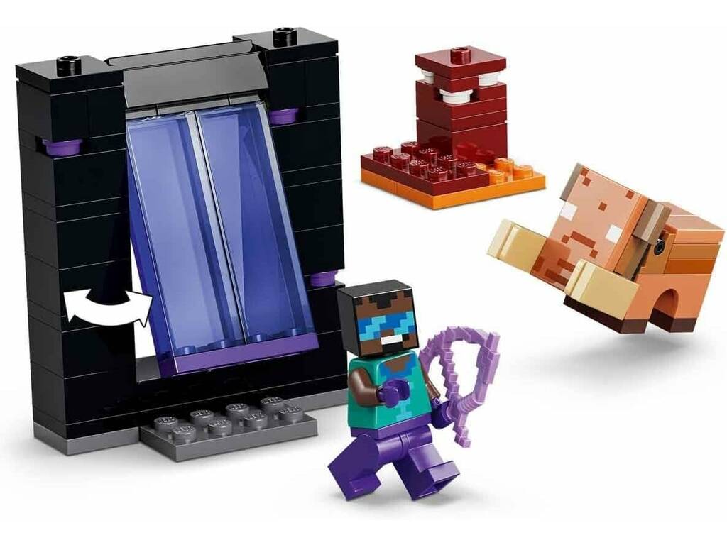 Lego Minecraft El Viaje por el Nether y el Portal al End