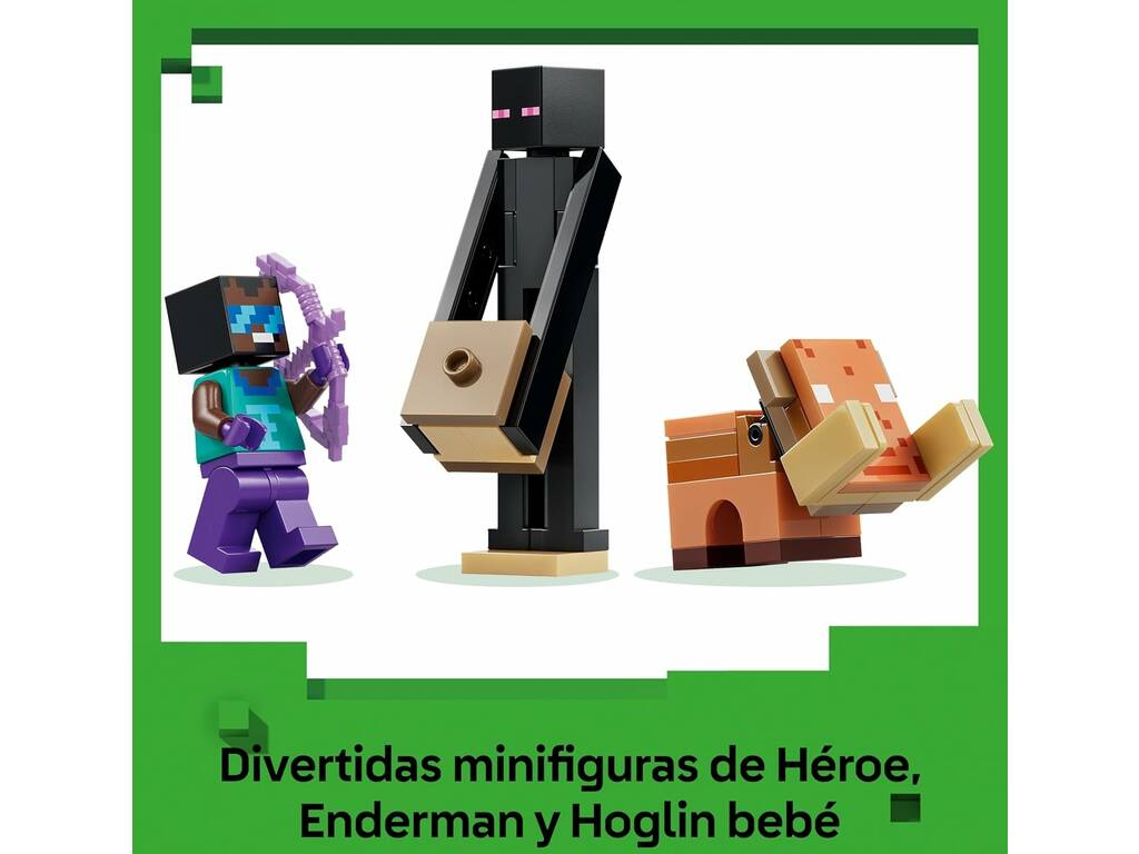 Lego Minecraft El Viaje por el Nether y el Portal al End