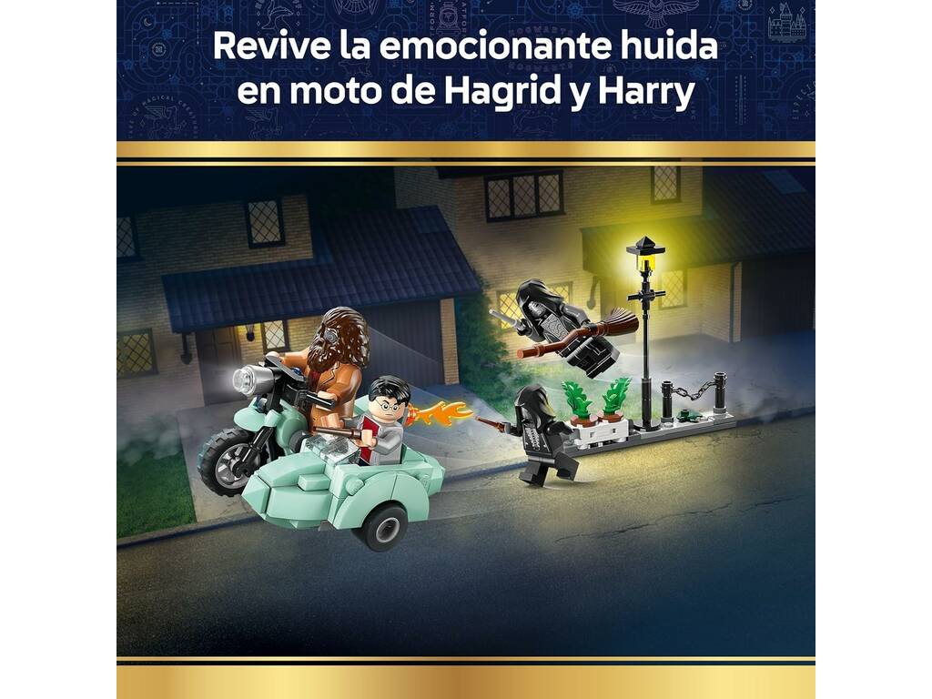 Lego Harry Potter Hagrid y Harry: Huida de Privet Drive