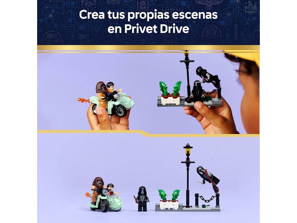 Lego Harry Potter Hagrid y Harry: Huida de Privet Drive