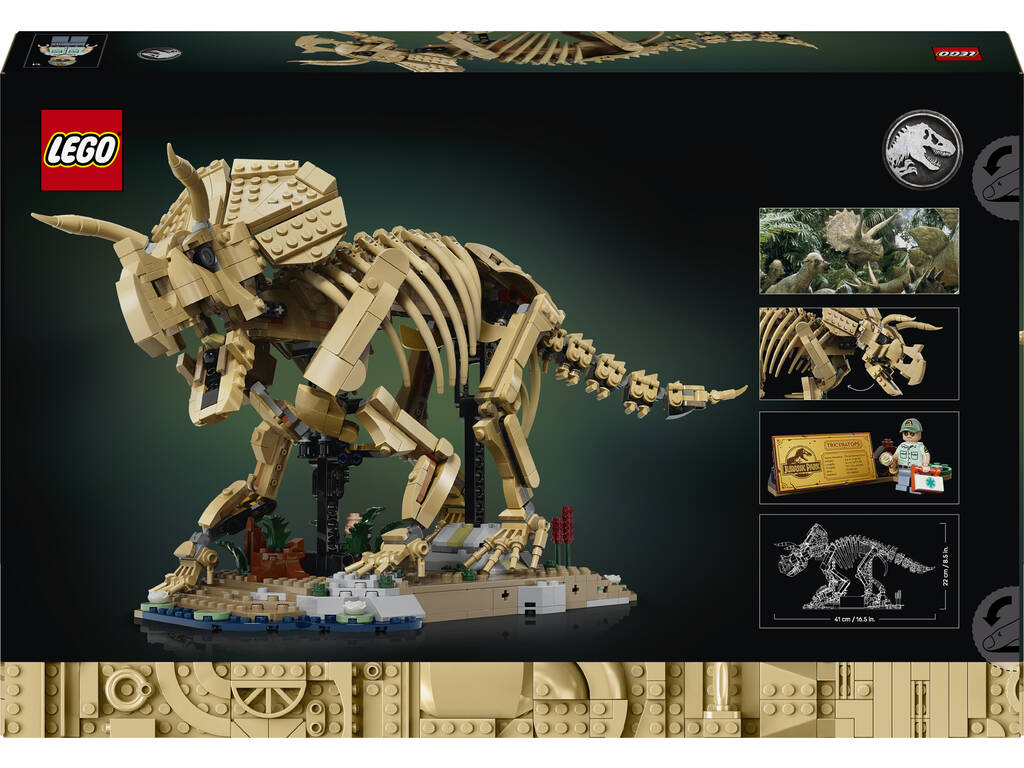 Lego Jurassic World Fossiles de dinosaures : Triceratops