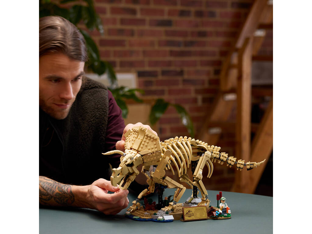 Lego Jurassic World Fossiles de dinosaures : Triceratops