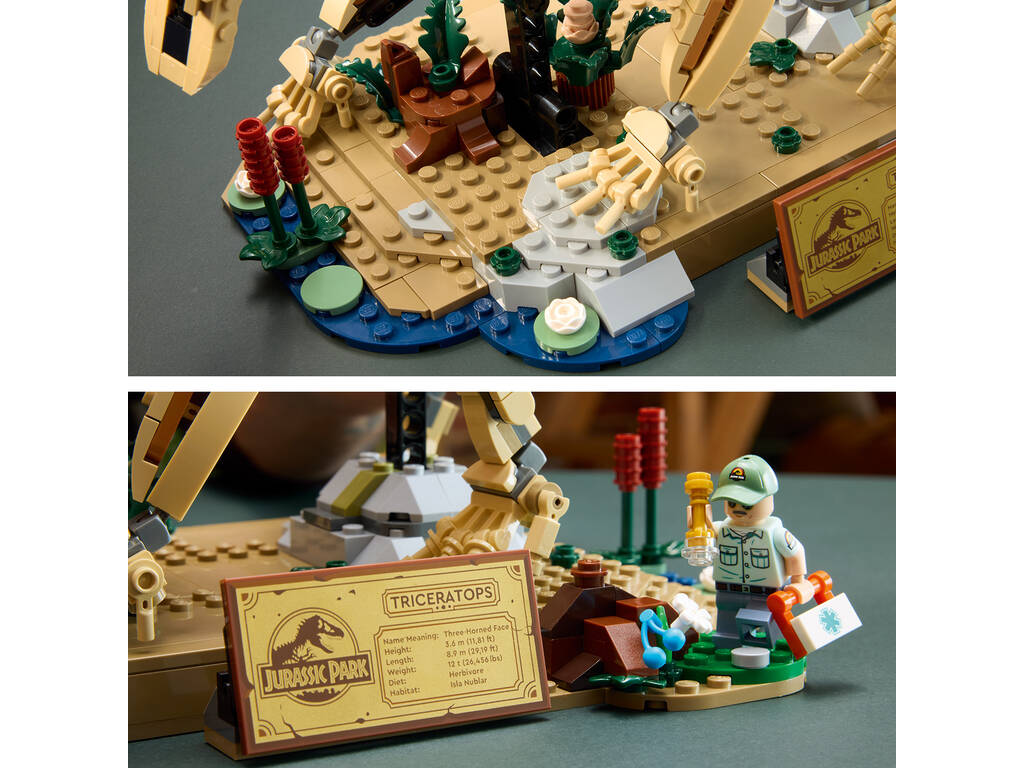 Lego Jurassic World Fossiles de dinosaures : Triceratops