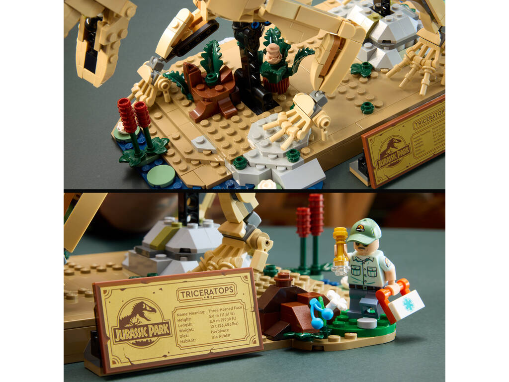 Lego Jurassic World Fossiles de dinosaures : Triceratops