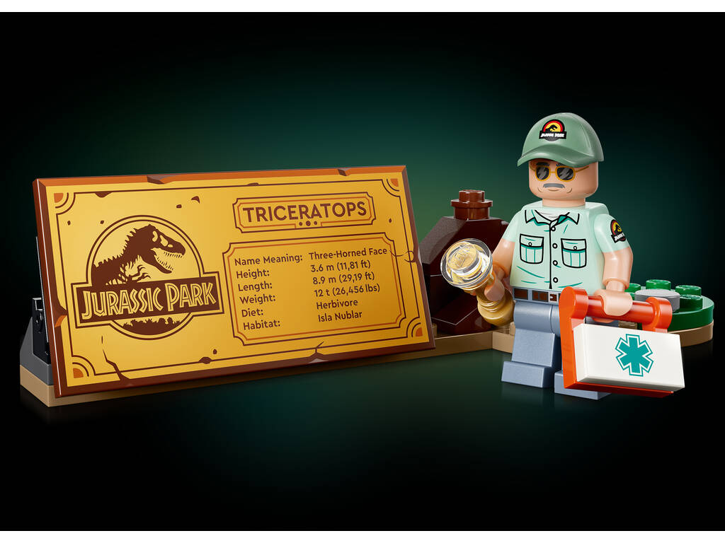 Lego Jurassic World Fossiles de dinosaures : Triceratops