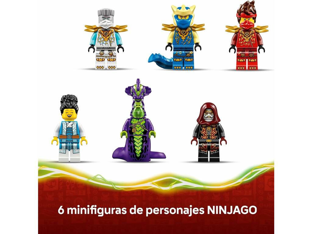 Lego Ninjago Batalla de Vehículos Ninja Junto a la Casa del Árbol