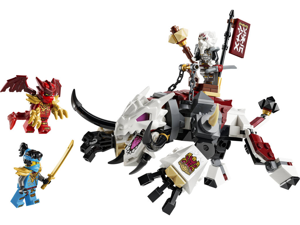 Lego Ninjago Dragons Rising Zilvar y Bestia Dragón Grimtak