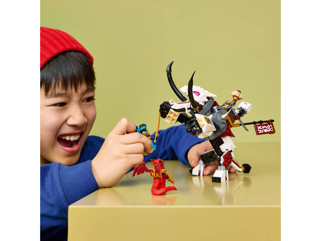 Lego Ninjago Dragons Rising Zilvar y Bestia Dragón Grimtak