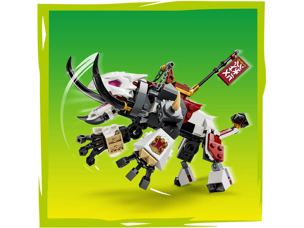 Lego Ninjago Dragons Rising Zilvar y Bestia Dragón Grimtak