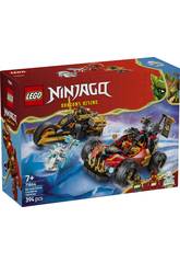 Lego Ninjago Dragons Rising Véhicules combinables de Kai et Cole