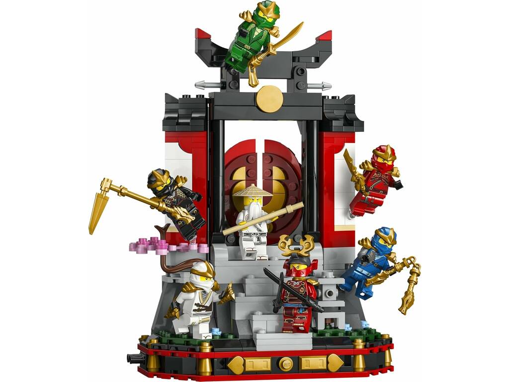 Lego Ninjago Exposición de Personajes Ninja 15 Aniversario