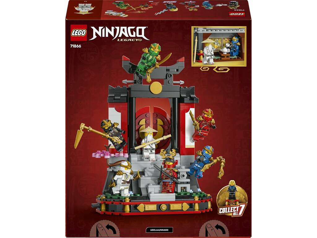 Lego Ninjago Exposición de Personajes Ninja 15 Aniversario