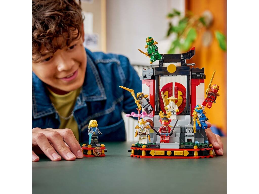 Lego Ninjago Exposición de Personajes Ninja 15 Aniversario