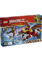 LEGO NINJAGO Dragons Rising Wyldfyres verwandelbarer 2-in-1-Drachen-Mech