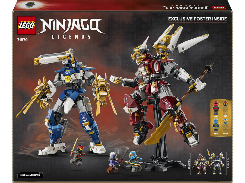 Lego Ninjago Legends Les jumeaux robots titans