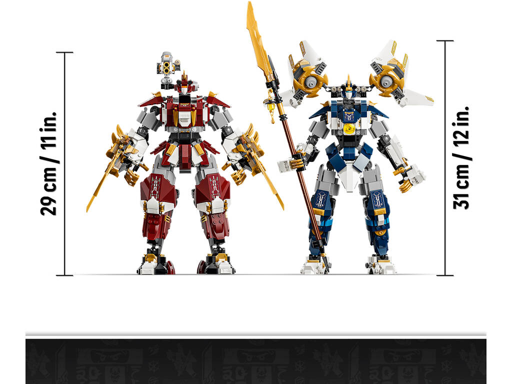 Lego Ninjago Legends Les jumeaux robots titans