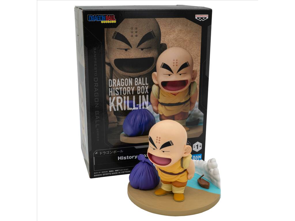 Dragon Ball History Box Figurine Krillin de 9 cm