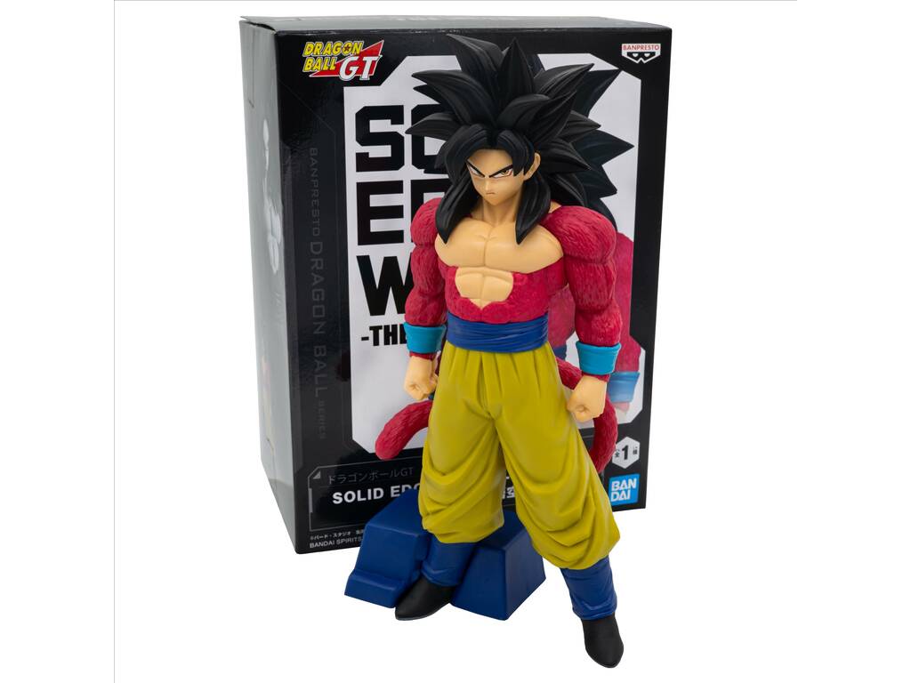Dragon Ball GT Solid Edge Works Figurine Super Saiyan 4 Goku de 20 cm