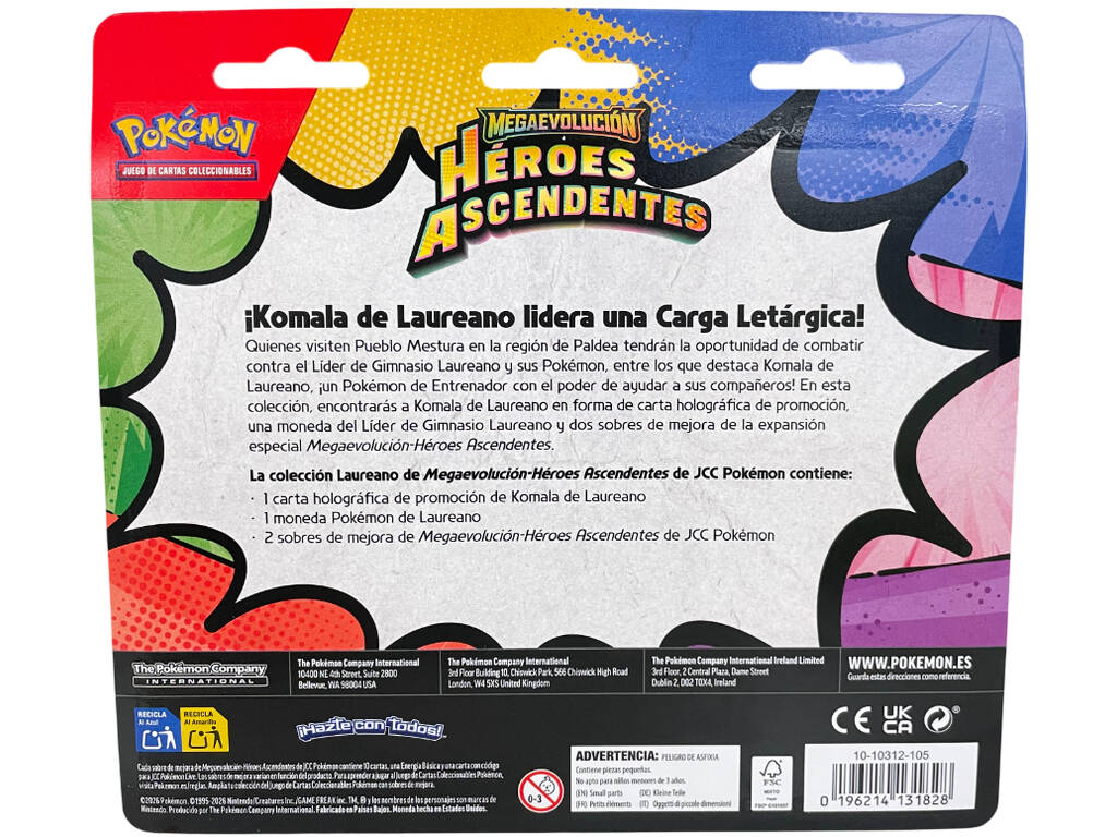 Pokémon TCG Megaevoluzione Eroi Ascendenti Blister Allenatore Pokémon