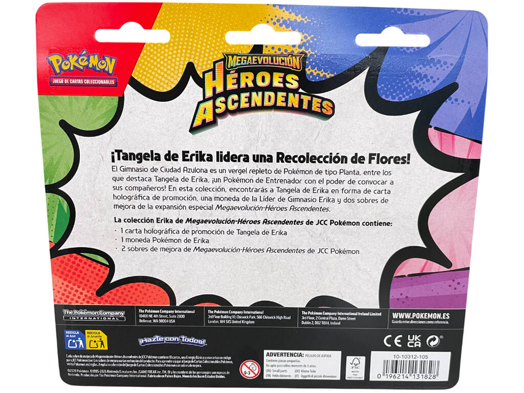 Pokémon TCG Megaevoluzione Eroi Ascendenti Blister Allenatore Pokémon