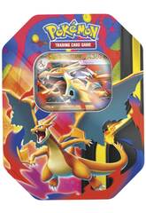 Pokémon TCG Lata Mega- Charizard con Carta Promo y 4 Sobres