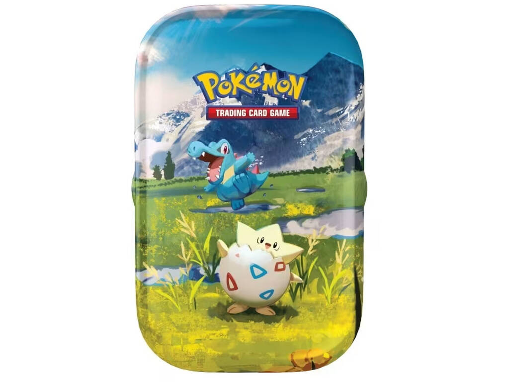 Pokémon TCG Megaevolución Héroes Ascendentes Mini Lata con 2 Sobres y Pegatina
