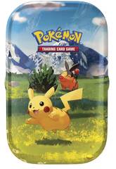 imagen Pokémon TCG Megaevolución Héroes Ascendentes Mini Lata con 2 Sobres y Pegatina