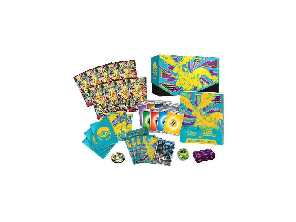 Pokémon TCG Megaevolución Héroes Ascendentes Caja de Entrenador Élite