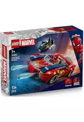 Lego Marvel Coche de Spiderman vs Lobezno Venomizado