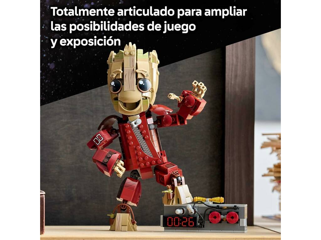 Lego Marvel Groot con Traje de Saqueador