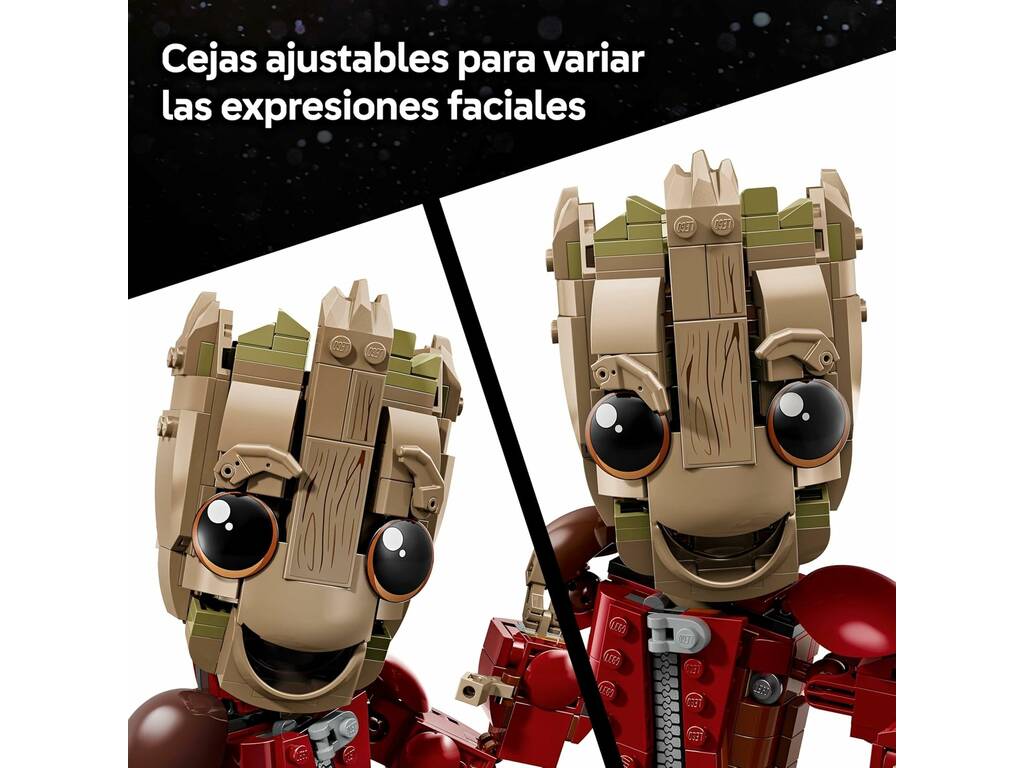Lego Marvel Groot con Traje de Saqueador