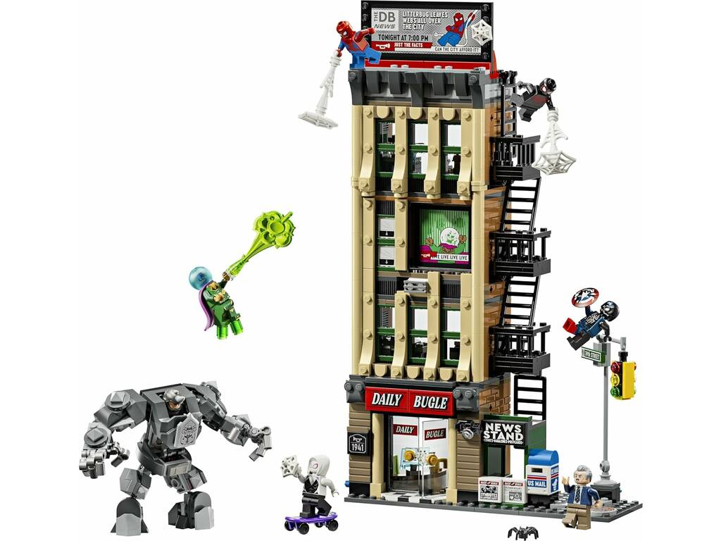 Lego Marvel Spiderman vs Mysterio: El Daily Bugle