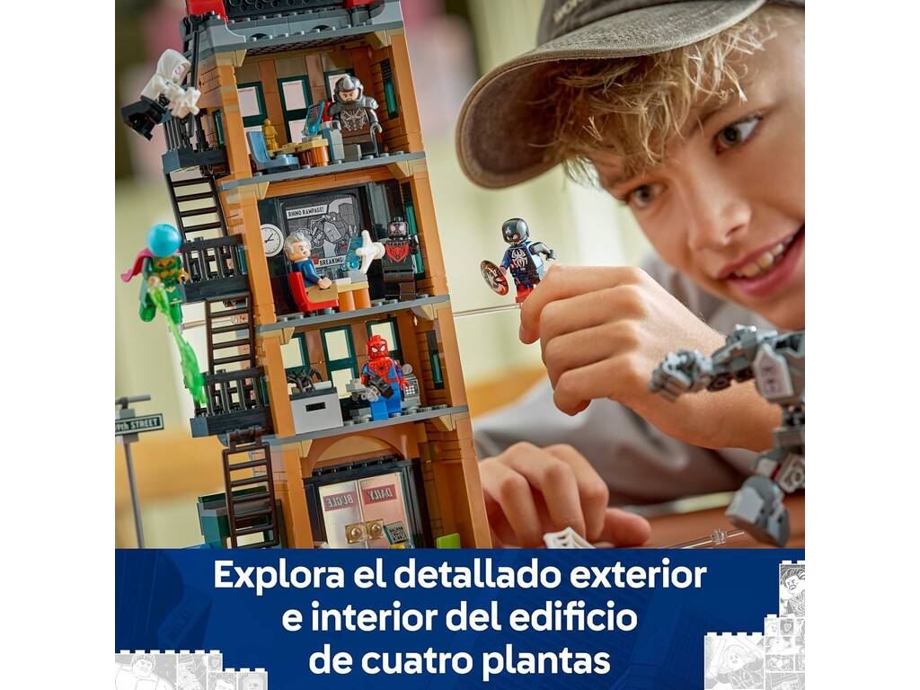Lego Marvel Spiderman vs Mysterio: El Daily Bugle