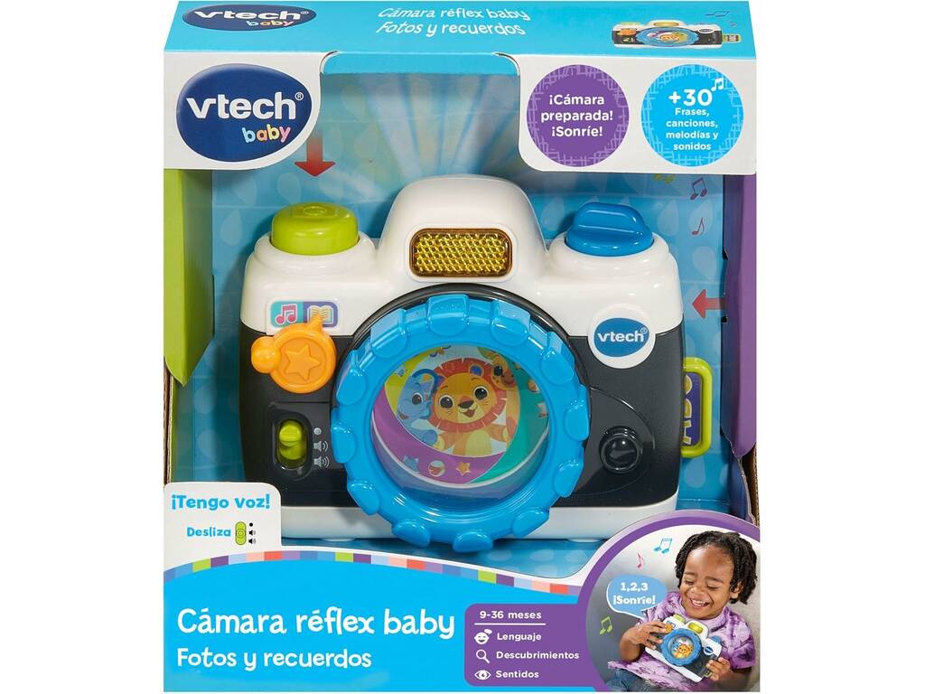 Cámara Réflex Baby Fotos y Recuerdos con Luz y Sonidos