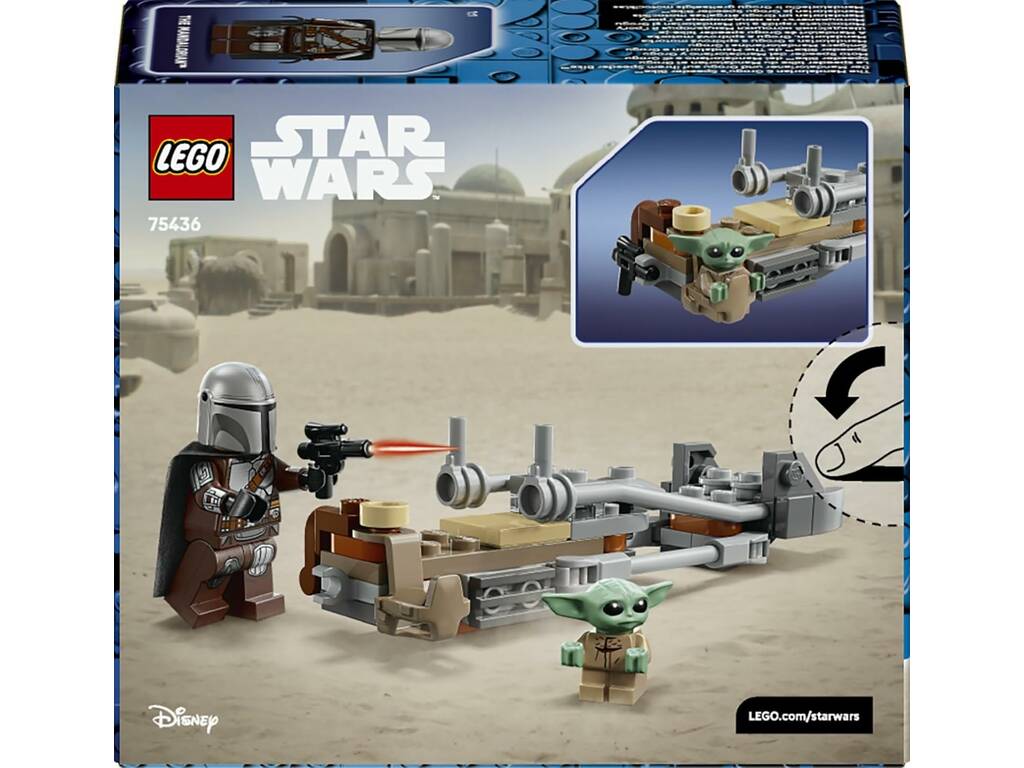 Lego Star Wars Moto Speeder del Mandaloriano y Grogu