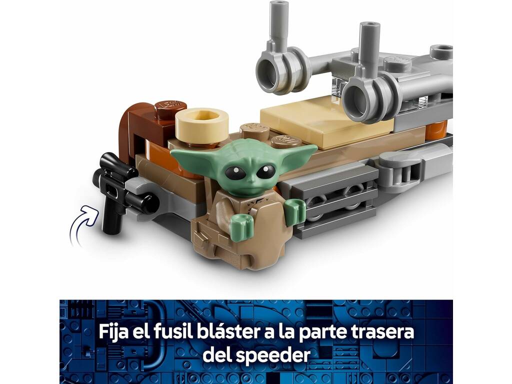 Lego Star Wars Moto Speeder del Mandaloriano y Grogu