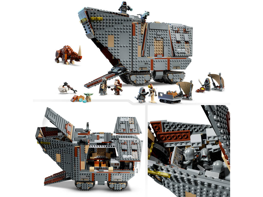 Lego Star Wars Reptator des Sables Extérieurs et Mudhorn