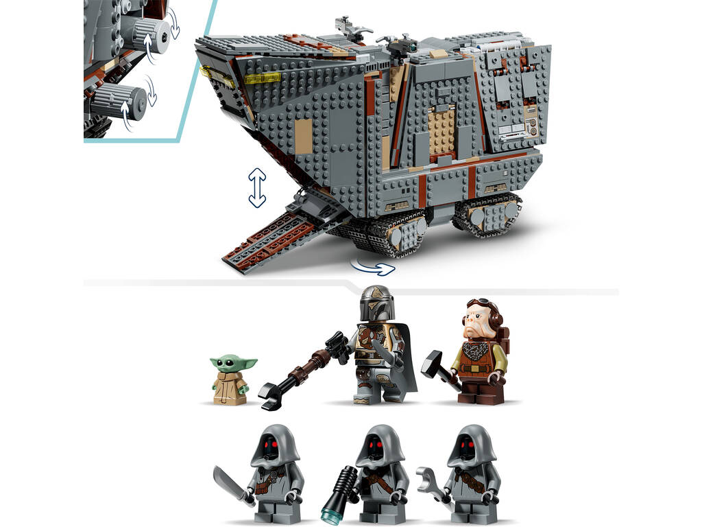 Lego Star Wars Reptator des Sables Extérieurs et Mudhorn