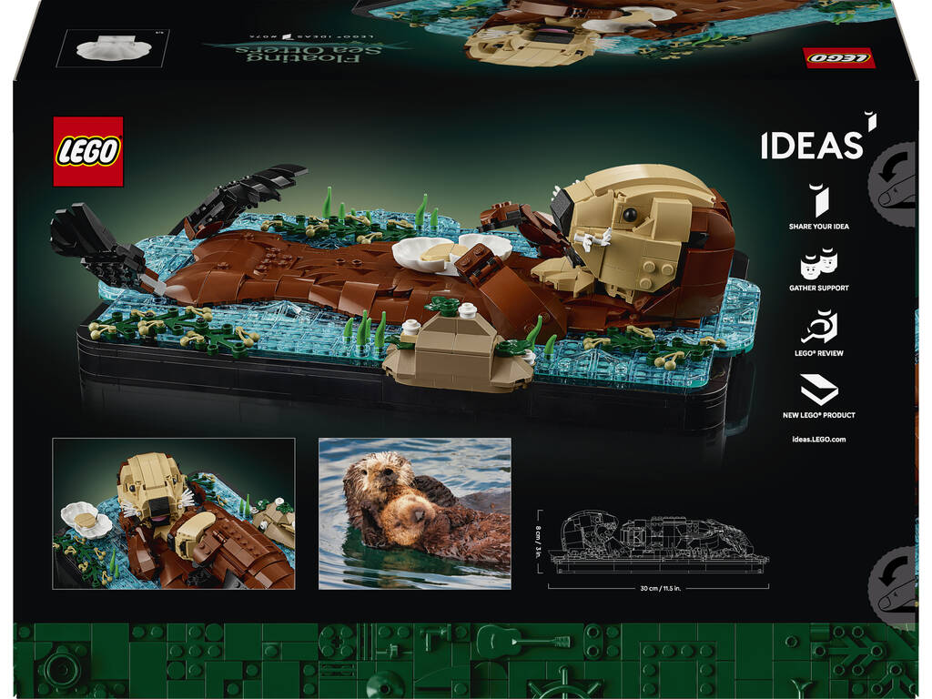 Lego Ideas Lontre marine a galla