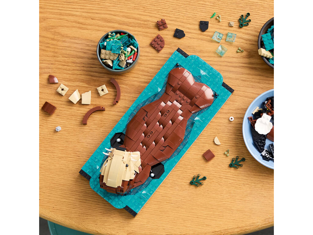 Lego Ideas Lontre marine a galla