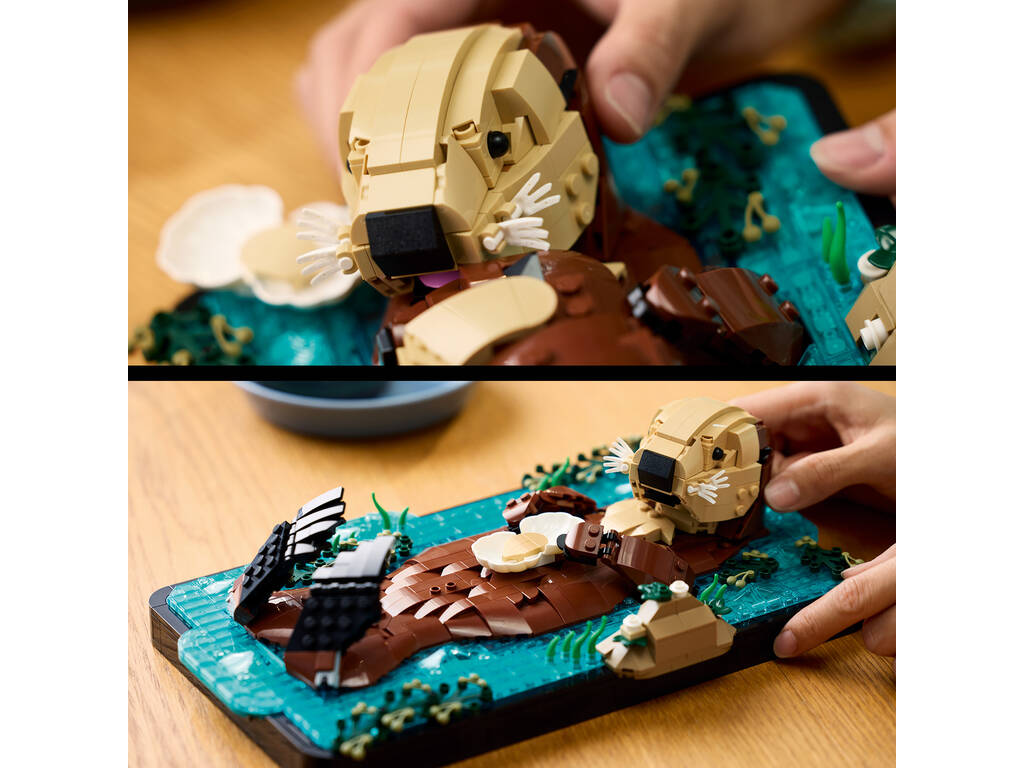 Lego Ideas Lontre marine a galla