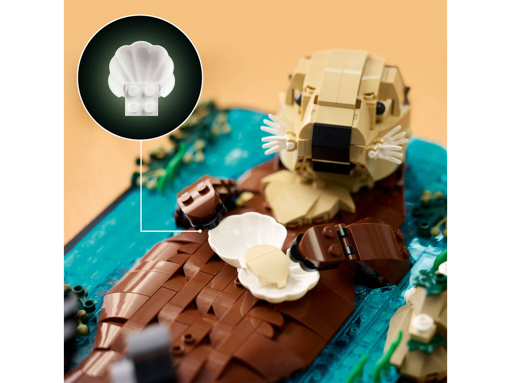 Lego Ideas Lontre marine a galla