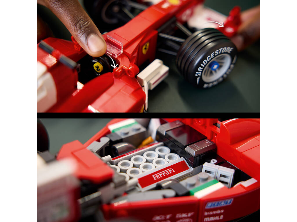 Lego Icons Ferrari F2004 y Michael Schumacher