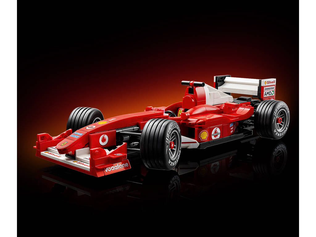 Lego Icons Ferrari F2004 y Michael Schumacher