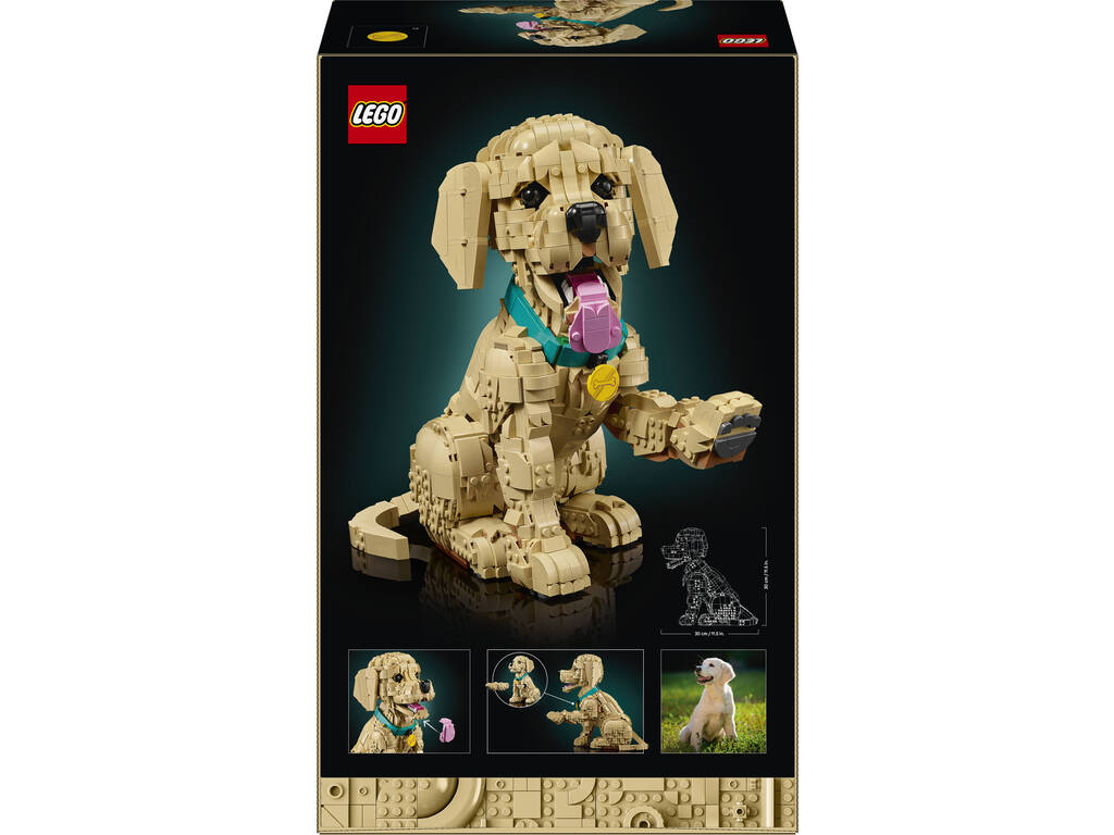 Lego Icons Cachorro de Golden Retriever