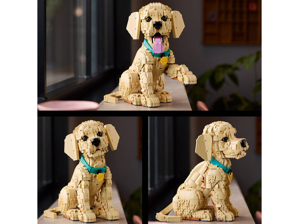 Lego Icons Cachorro de Golden Retriever