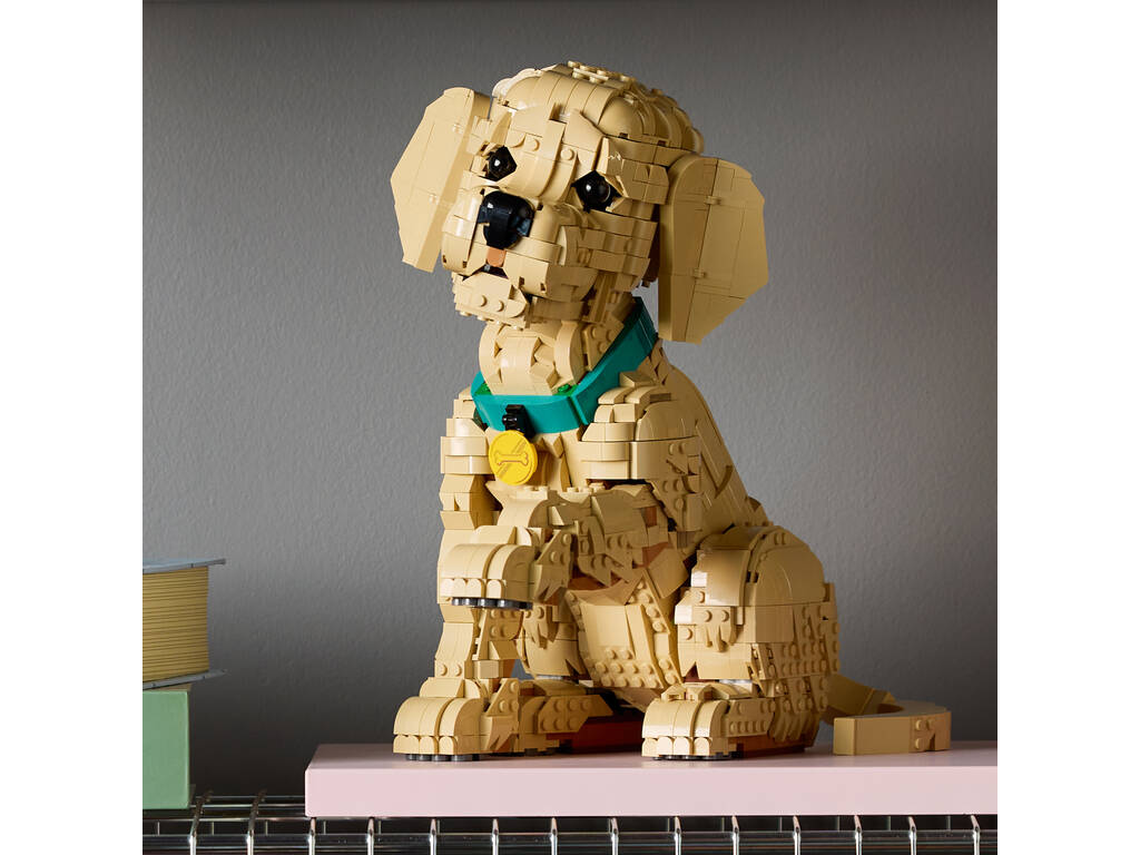 Lego Icons Cachorro de Golden Retriever