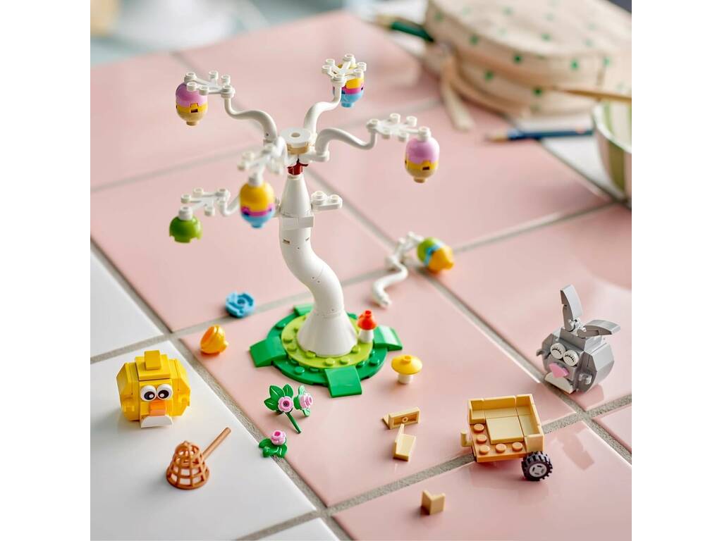 Lego Búsqueda de Huevos de Pascua del Conejo y el Pollito