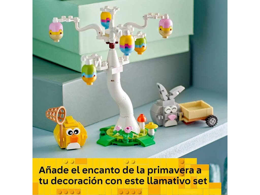 Lego Búsqueda de Huevos de Pascua del Conejo y el Pollito
